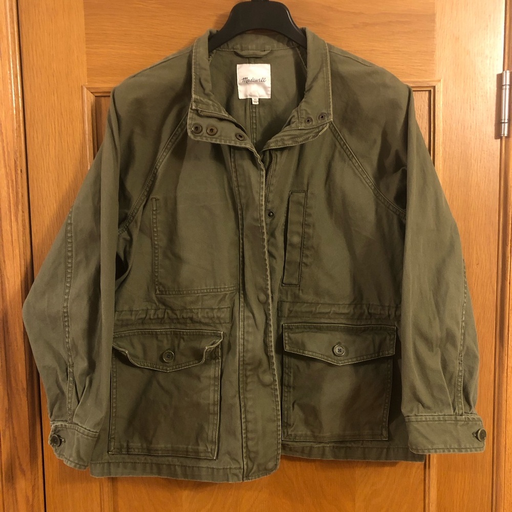 Madewell Northover Utility Jacket in Desert Olive Size XL - Picture 5 of 10